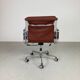 Eames ICF for Herman Miller brown leather Soft Pad Group chair
