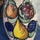 Pitcher decorated with fruit