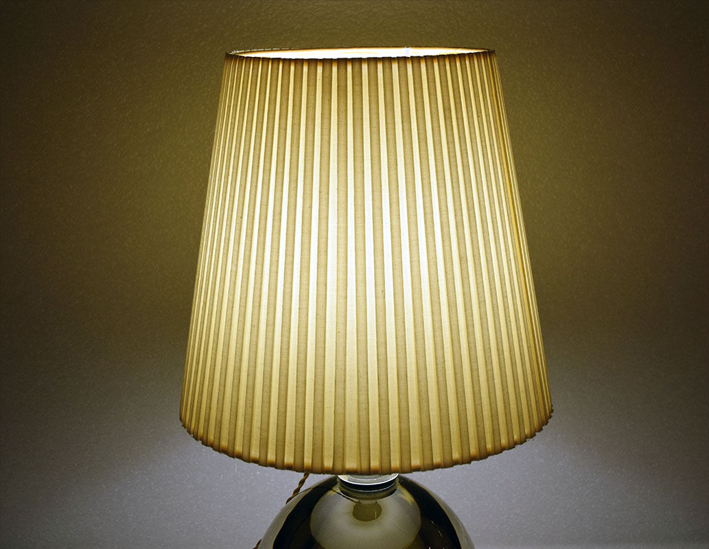 Flavio Poli for Seguso Murano mid-century table lamp, 1950s