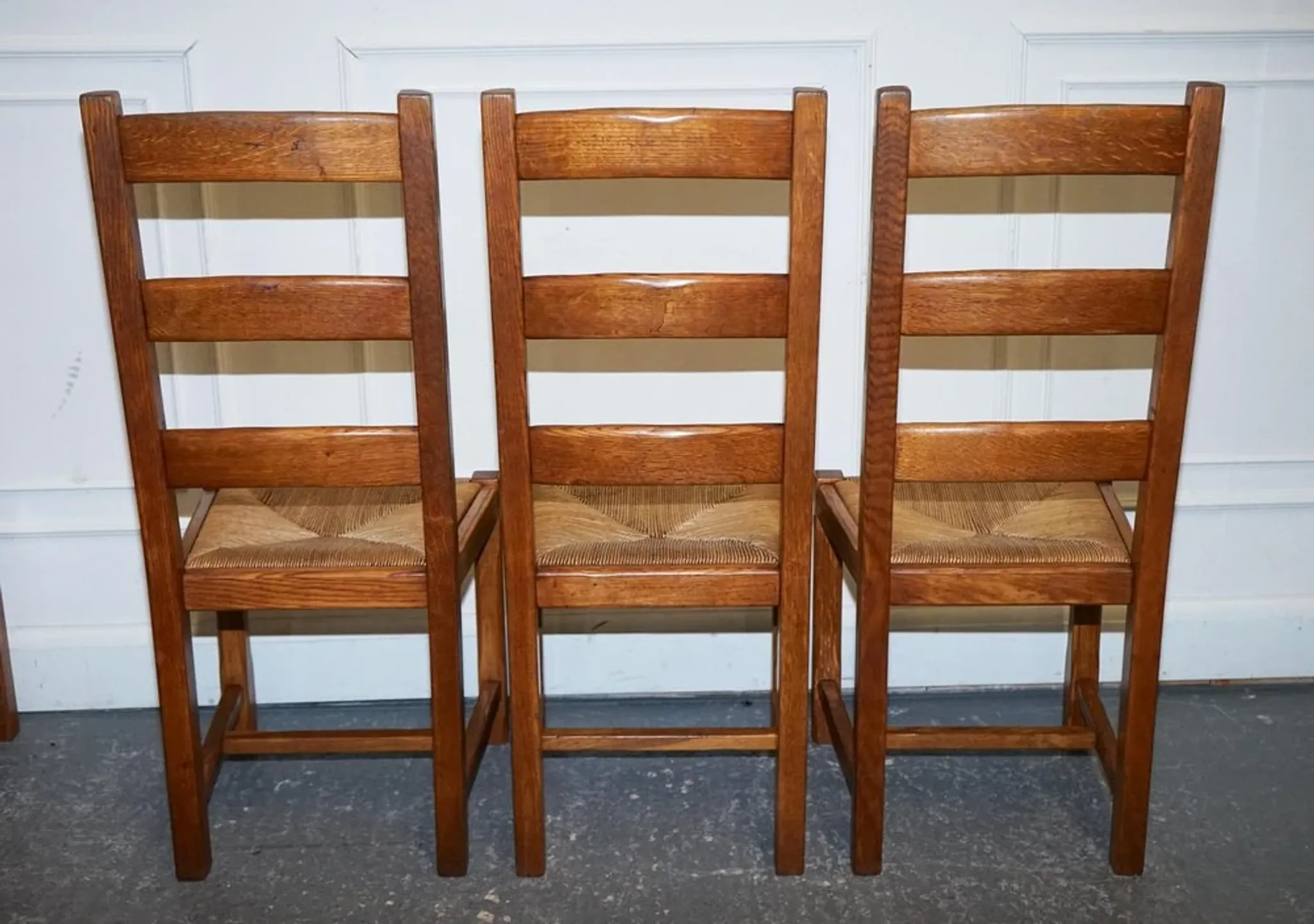 Vintage Dining Chairs, France, 1950s, Set of 6