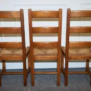 Vintage Dining Chairs, France, 1950s, Set of 6