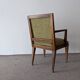 4 walnut bridges armchairs