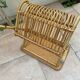 Rattan table.