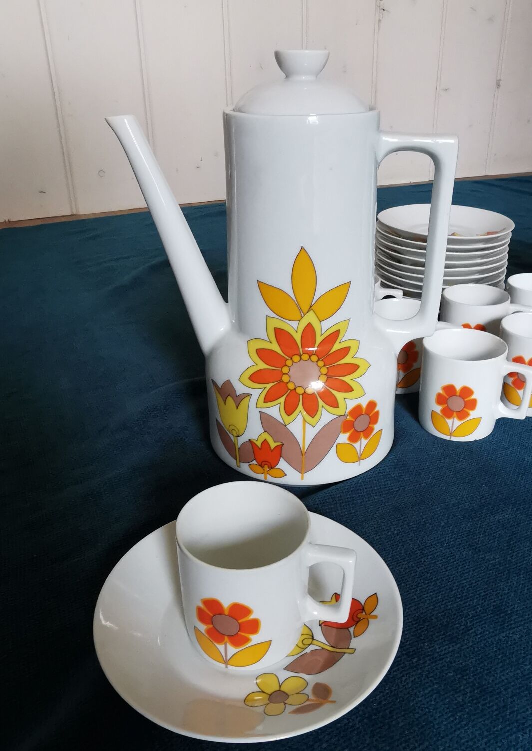 L. Lorioux coffee set 10 cups