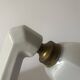 Art Deco wall light in ceramic and opaline.