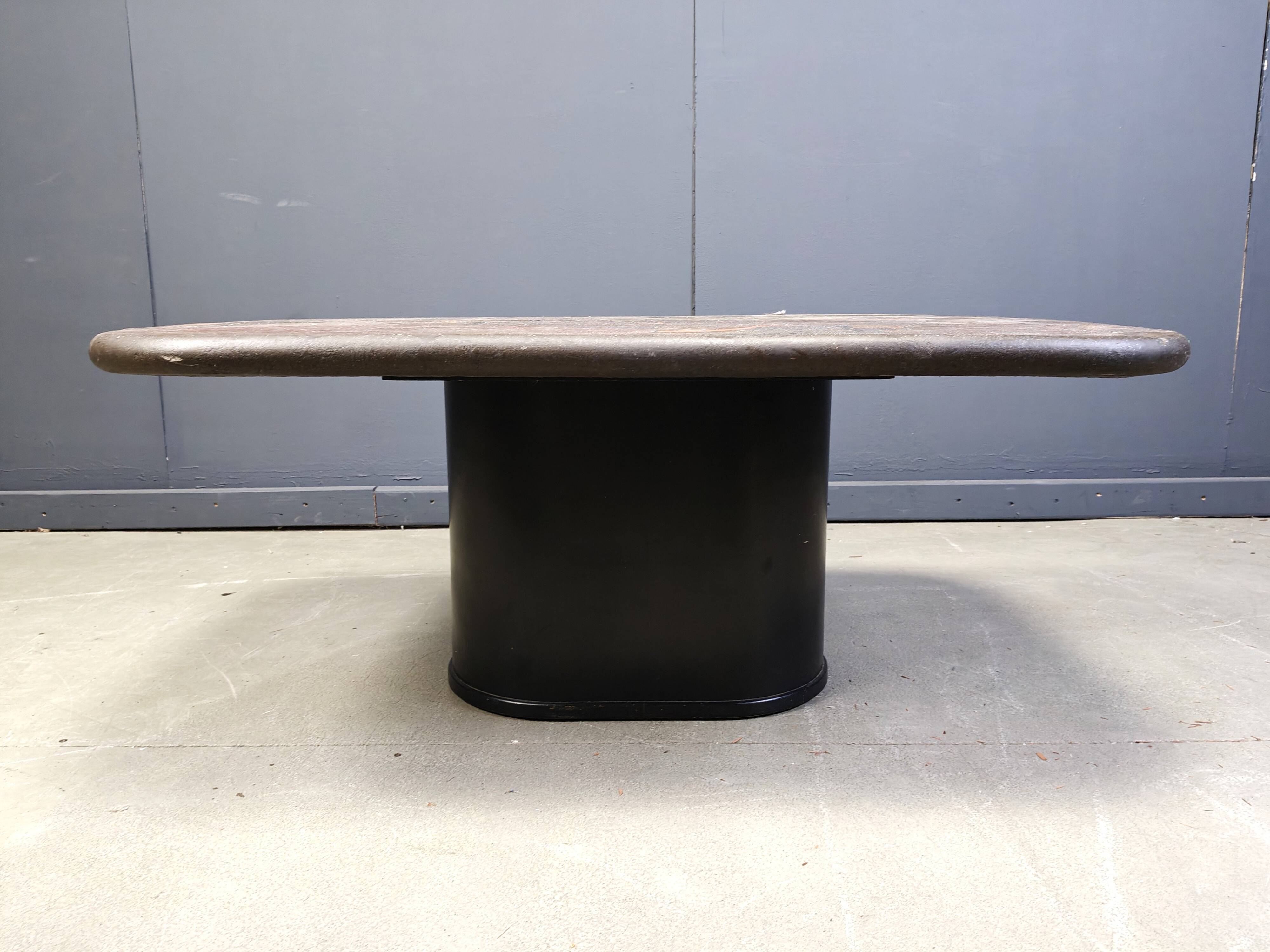 Table basse de Marcus Kingma, années 1980