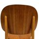 Vintage dining room chair Scandinavian 1960s plywood and teak design