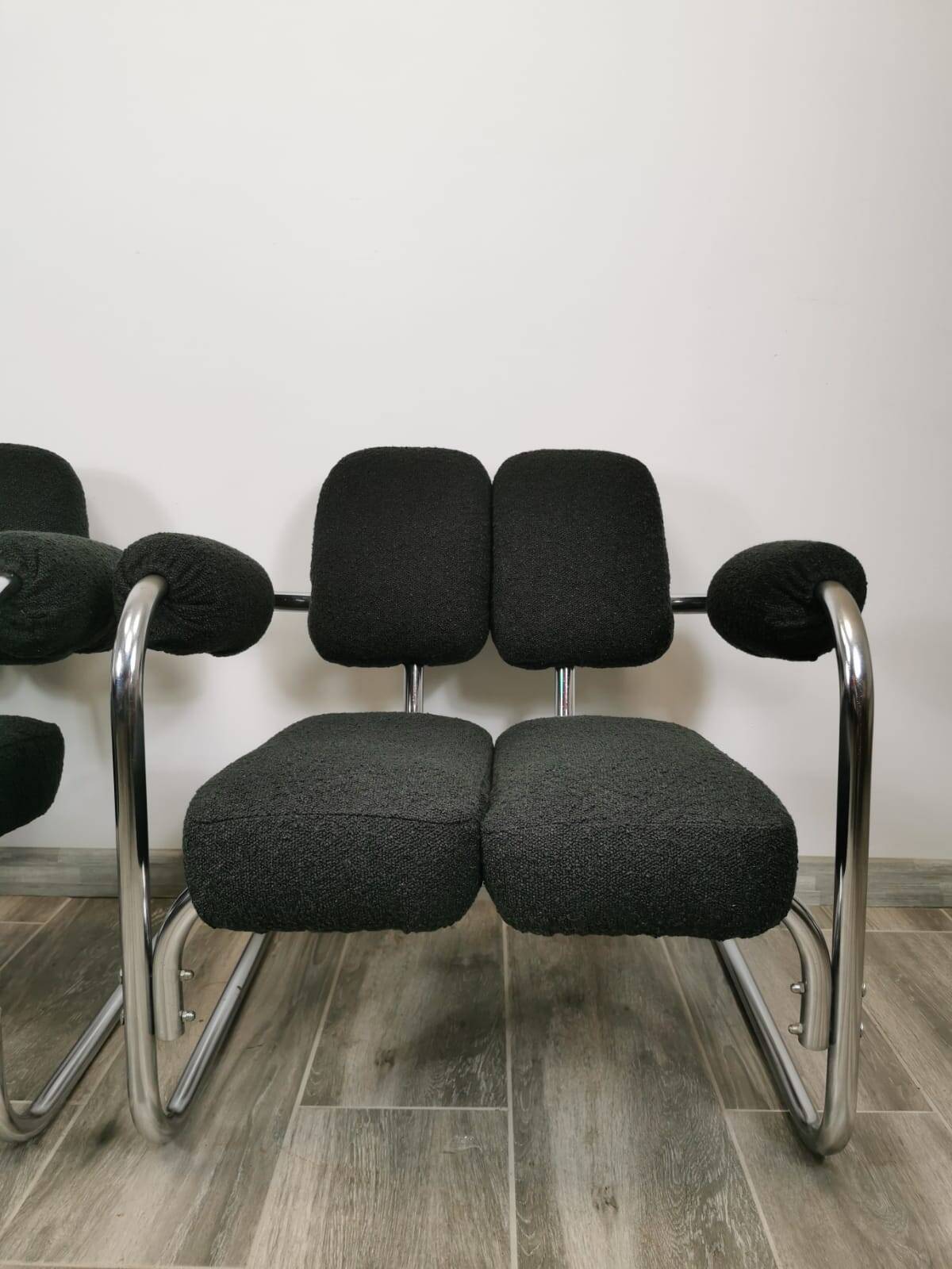 Mid-century restored armchairs