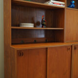 Set of teak bookcases, danish design, 1960s, production : denmark