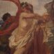 Mythological painting signed Vera Willoughby and dated 1911, Bacchanal