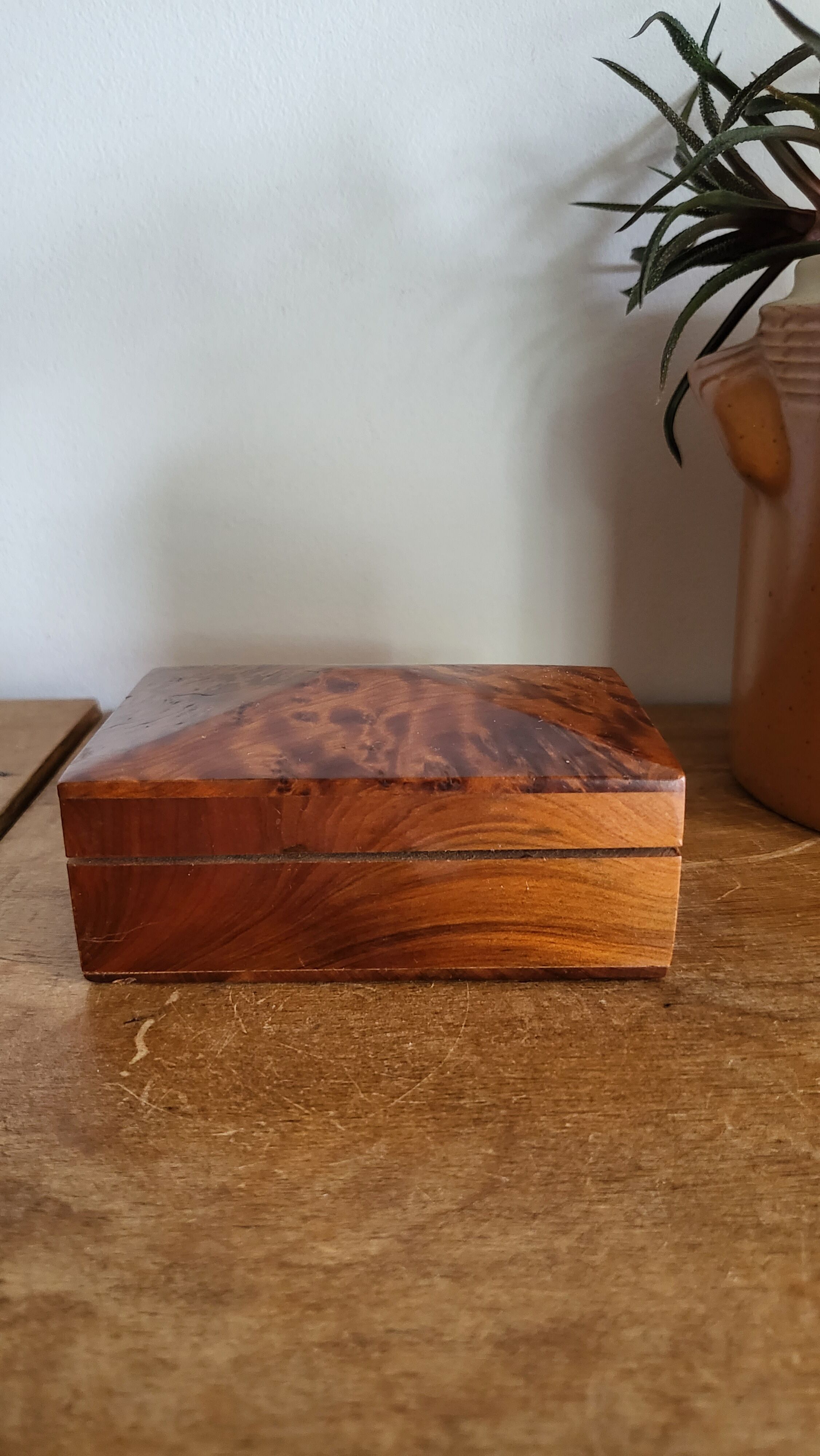 Jewelry box in noble wood