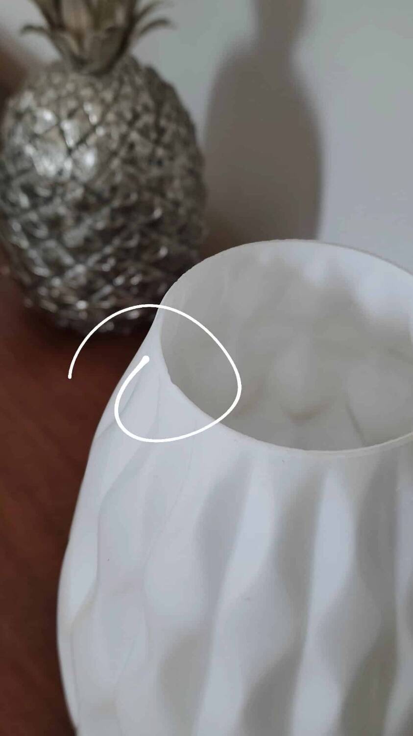 Graphic Italian opaline pendant light