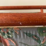 Wood and fabric magazine holders