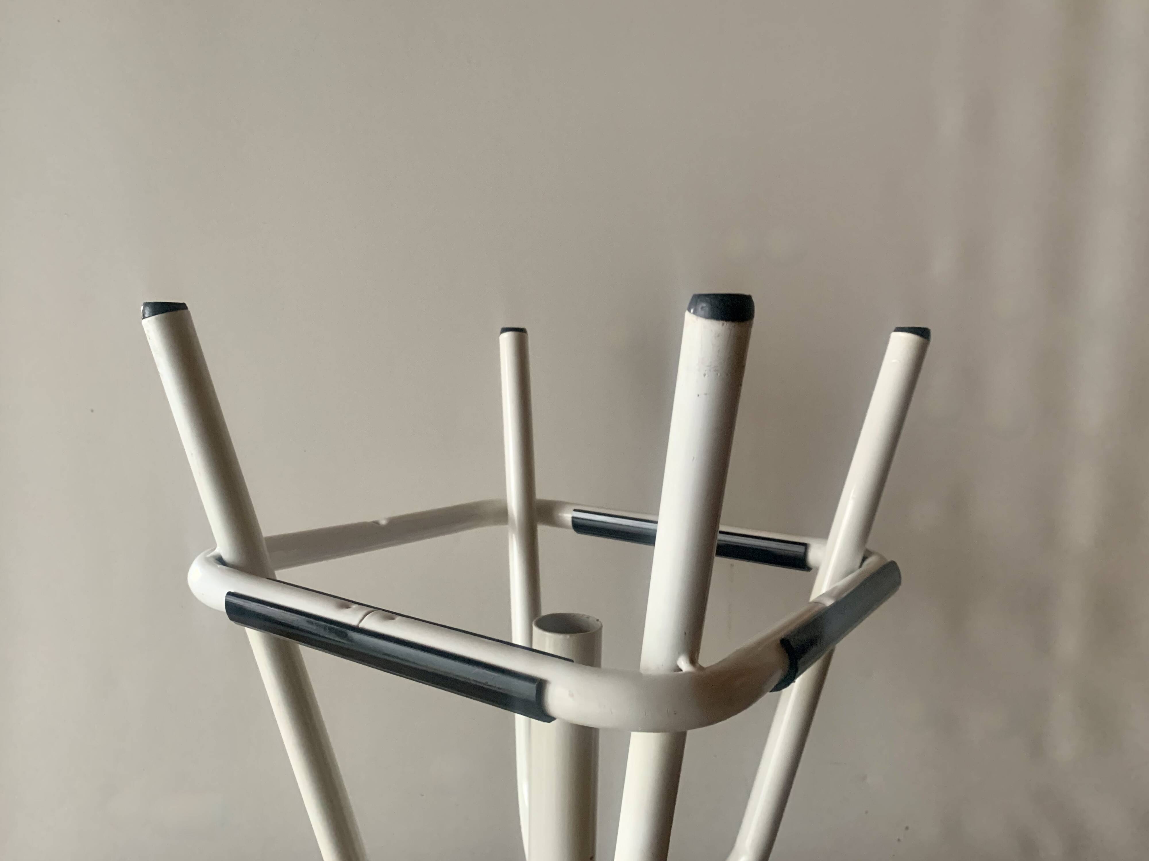 Vintage industrial swivel and height adjustable stool