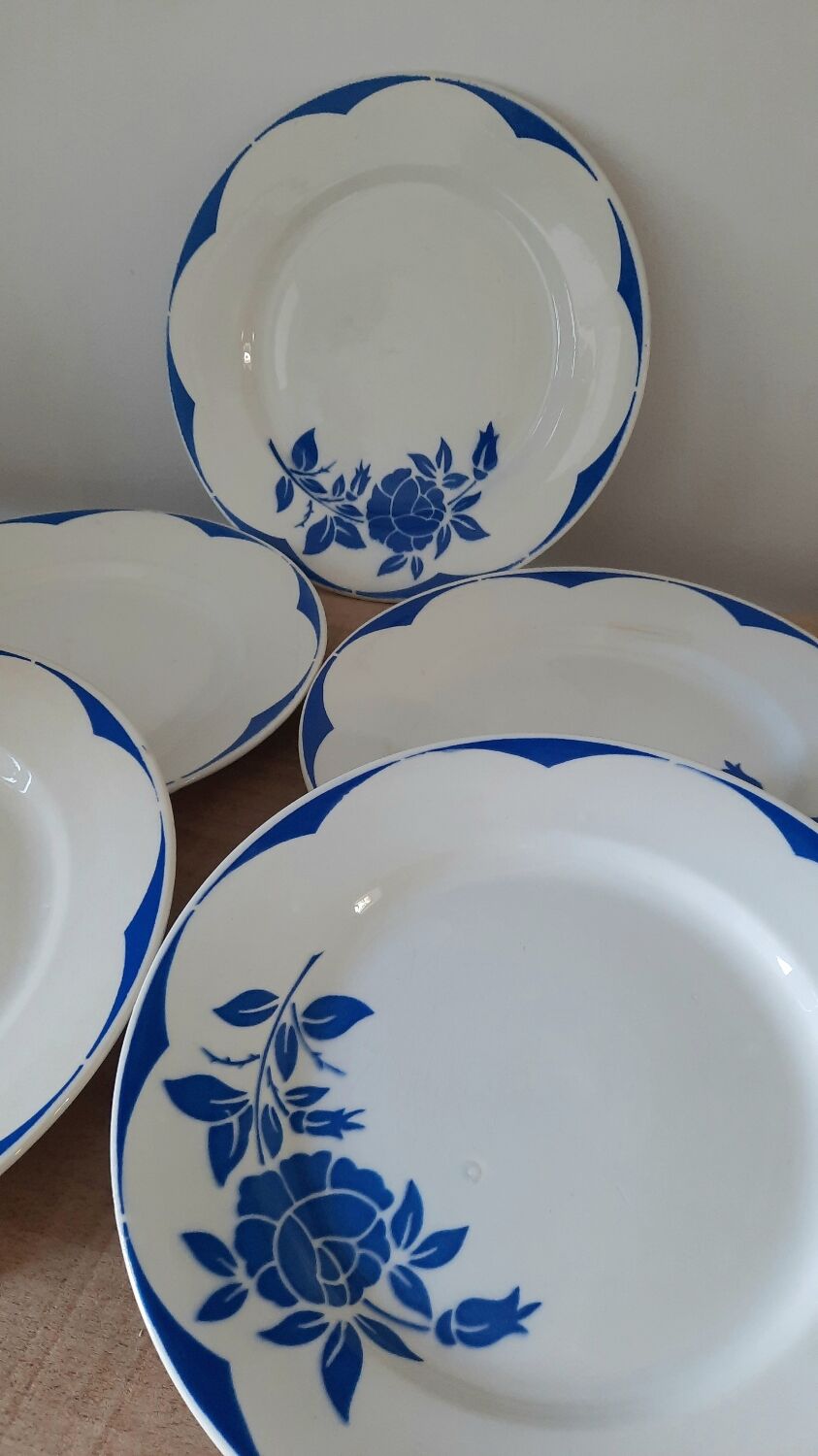 Assiette plates Sarreguemines Digoin
