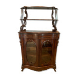 Louis Philippe cupboard in mahogany and nineteenth century veneer