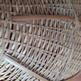 Vintage rattan hanging lamp