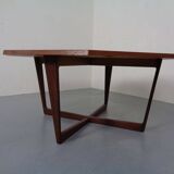 Danish Octagonal Teak Coffee Table, 1960s