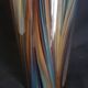 Grand vase balustre en verre de Murano, h - 30 cm.