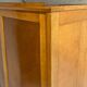Vintage wardrobe with compass feet, sliding doors