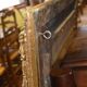 Moulded gold mirror
