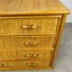Commode rotin vintage