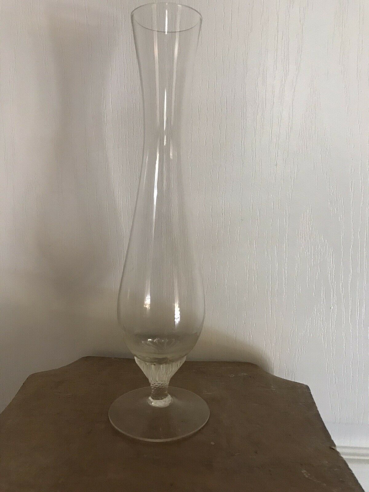 Vintage glass soliflore vase