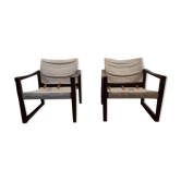 Paire de fauteuils Diana, Suède, années 70