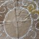 Vintage hand-embroidered tablecloth 137x147 cm