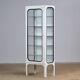 Vintage Iron And Glass Medical Cabinet, 1970’s