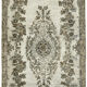 Hand-Knotted Carved Oriental 1970s 171 cm x 283 cm Grey Carpet