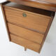 Bureau en teck du milieu du siècle, Pays-Bas des années 1960