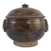 Stoneware soup tureen Jean Michel Doix / Puisaye
