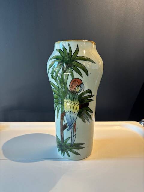 Parrot vase