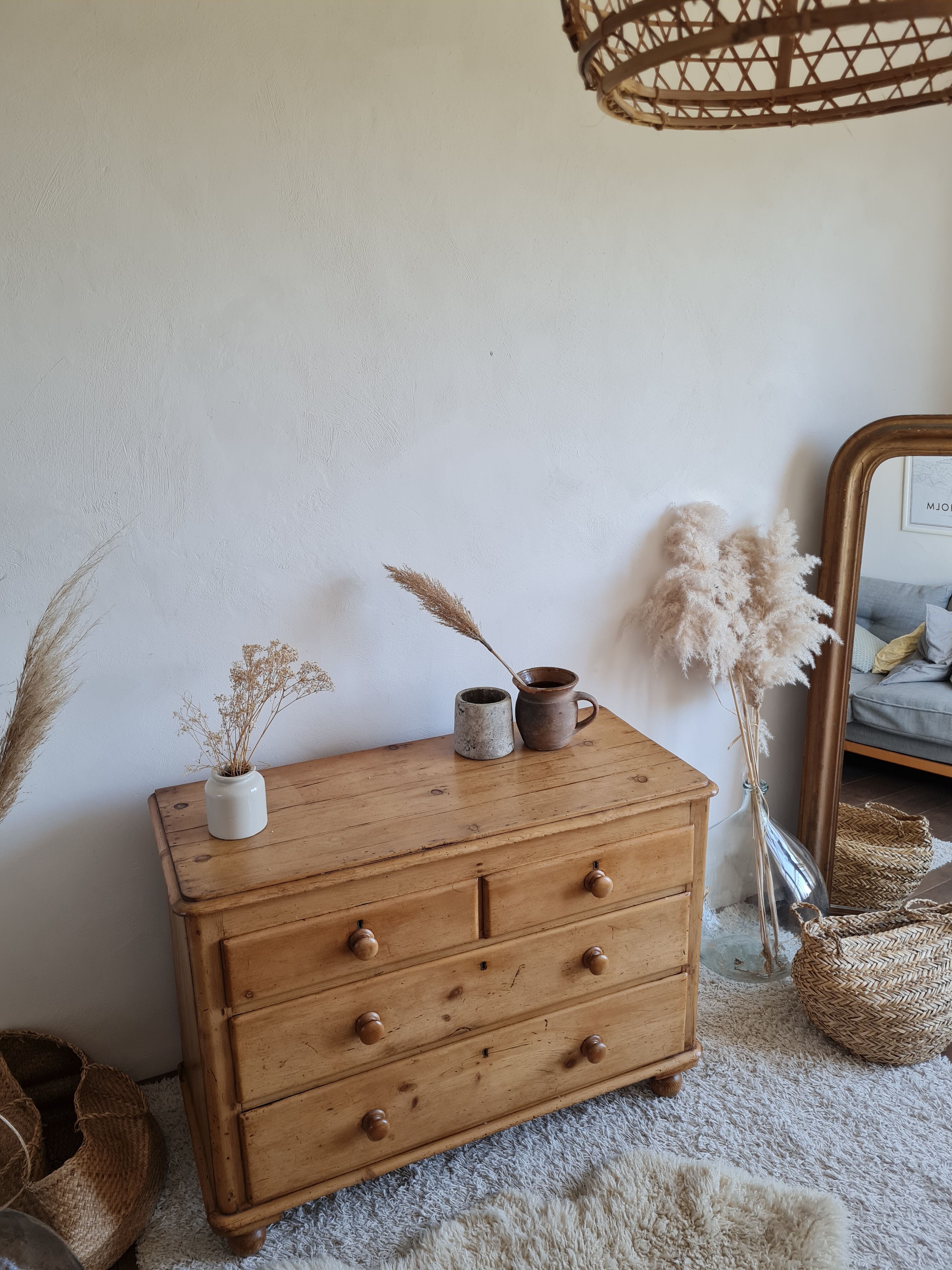 Old English style dresser