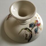 19th iron earth gateling plates, flowers and birds.