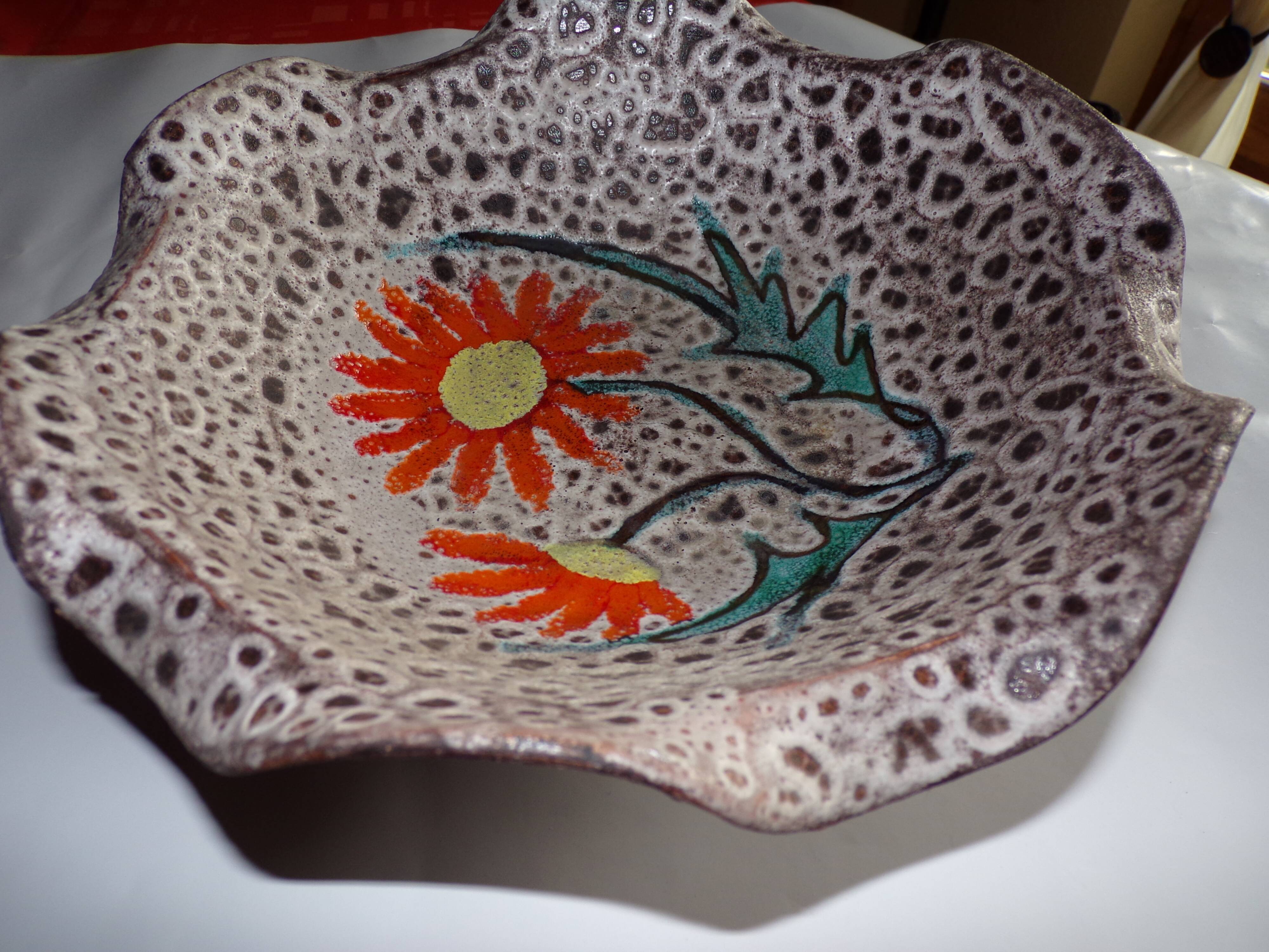 Cut fruit ceramic Vallauris