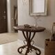 Thonet No. 1 curved wooden side table from the 19th century.