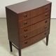 Commode danoise en palissandre par Kai Kristansen années 1960