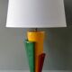 François Châtain ceramic lamp, 80