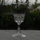 Set of 6 crystal water glasses from arques, pompadour model