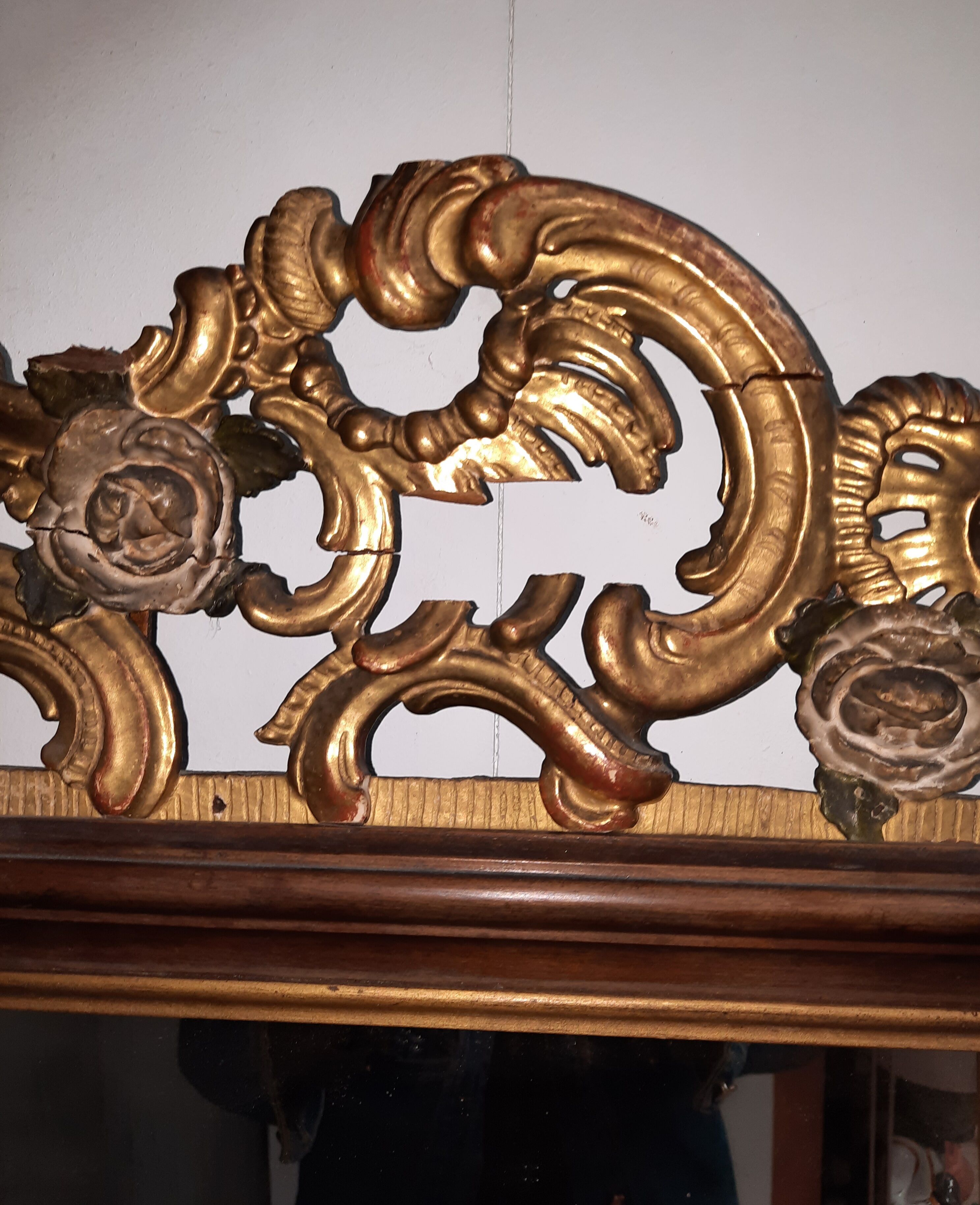 Mirror wooden frame
