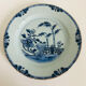 Blue and white porcelain plate from China