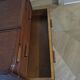 Vintage dressing table/chest - woven rattan - 5 drawers - mirror - 1960s/70s