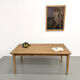 Campaign table in oak and pine, 1970s