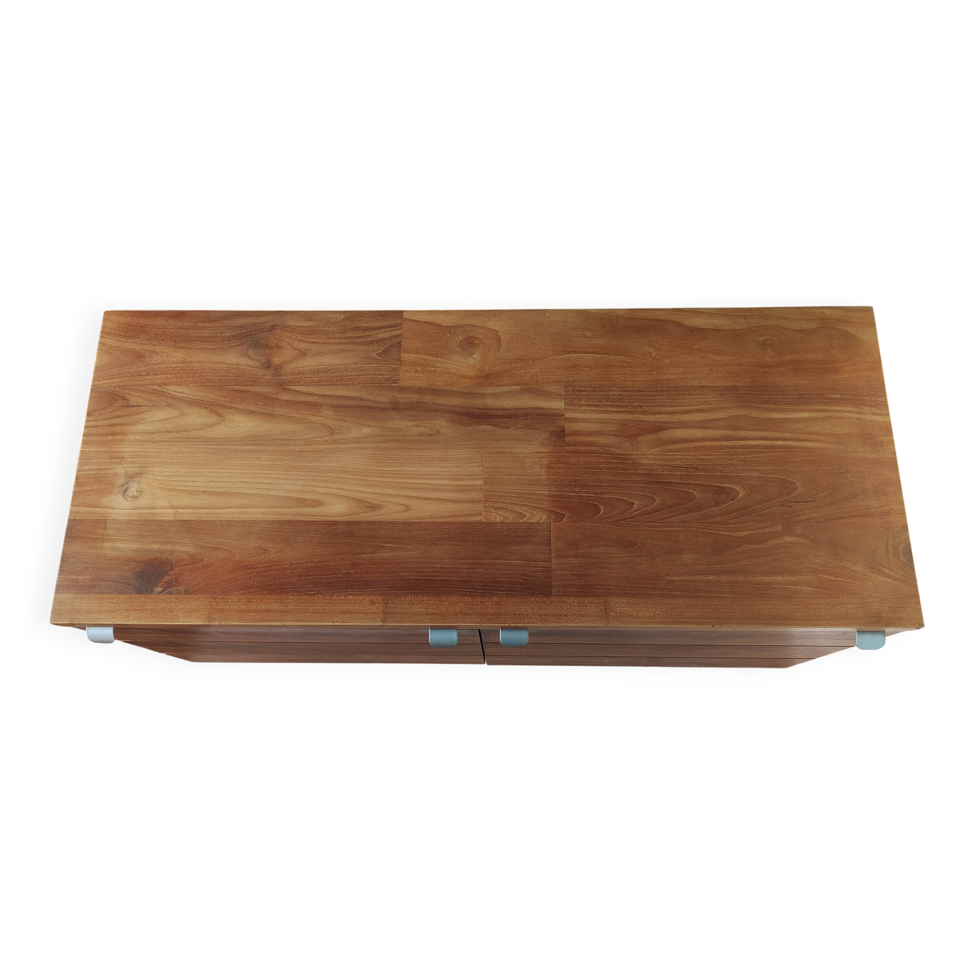 Solid teak TV unit