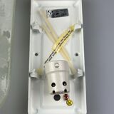 Lampe murale peill & putzler allemagne verre & métal space age design