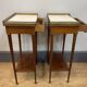 Paire de chevets style Louis XVI en acajou