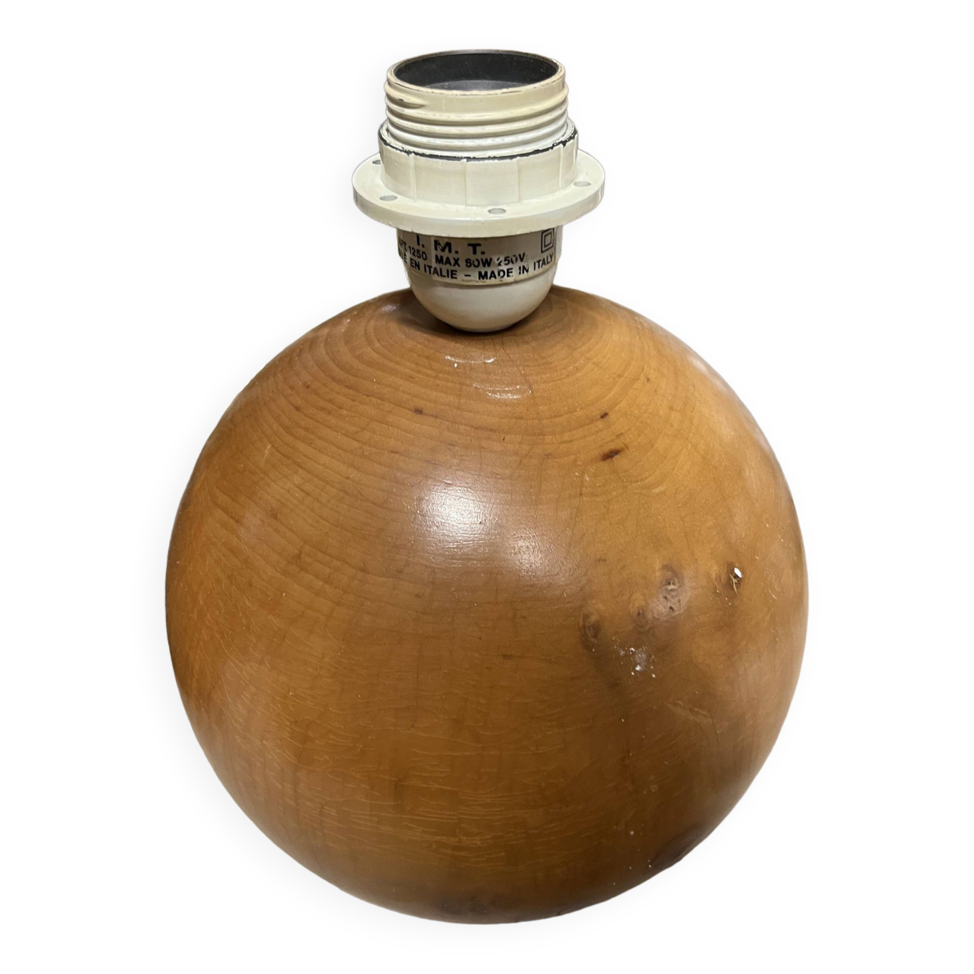 Foot lamp ball light wood