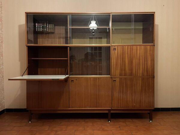 Meuble Multi tv 67 de André Monpoix années  1960